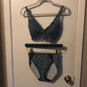 Bundle bralette and high leg panty